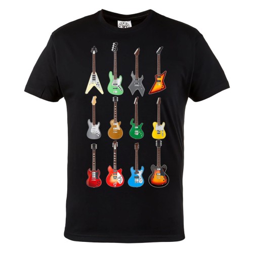 KOSZULKA MĘSKA DLA GITARZYSTY GITARY 1