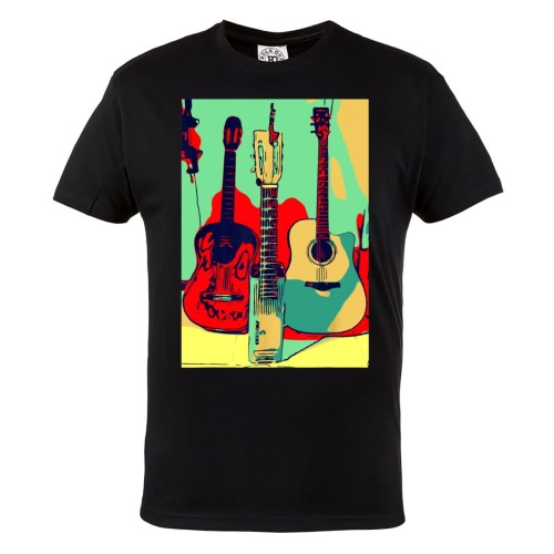 KOSZULKA MĘSKA DLA MUZYKA GITARZYSTY 1