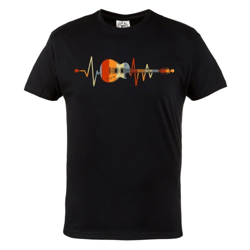 KOSZULKA MĘSKA GITARA HEARTBEAT 1