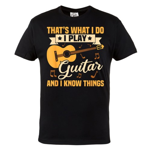 KOSZULKA MĘSKA DLA GITARZYSTY I PLAY GUITAR 1