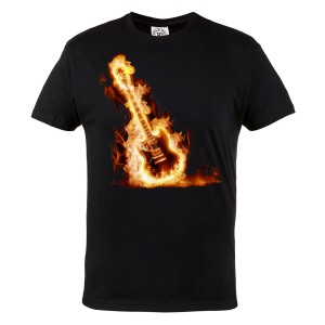KOSZULKA MĘSKA GITARA ROCK'N'ROLL