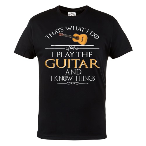 KOSZULKA MĘSKA GITARA THAT'S WHAT I DO I PLAY THE GUITAR 1