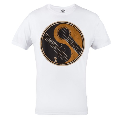KOSZULKA MĘSKA DLA GITARZYSTY GITARA YIN YANG 1