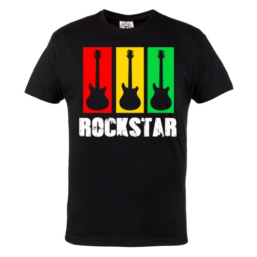 KOSZULKA MĘSKA MUZYCZNA ROCKSTAR GITARY 1