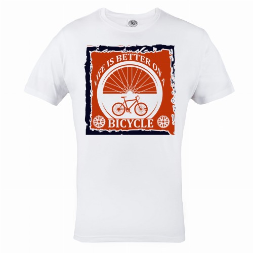KOSZULKA NA ROWER LIFE IS BETTER ON A BICYCLE 1