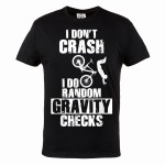 KOSZULKA NA ROWER I DON'T CRUSH I DO RANDOM GRAVITY CHECKS