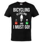 KOSZULKA NA ROWER ROWEROWA BICYCLING IS CALLING AND I MUST GO