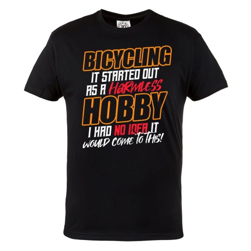 KOSZULKA NA ROWER ROWEROWA BICYCLING IT STARTED OUT AS A HARMLESS HOBBY 1