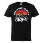 KOSZULKA NA ROWER ROWEROWA LIFE IS BETTER ON A BICYCLE
