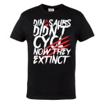 KOSZULKA NA ROWER DLA ROWERZYSTY DINOSAURS DIDN'T CYCLE NOW THEY EXTINCT