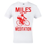 KOSZULKA NA ROWER KOLARSKA MILES ARE MY MEDITATION