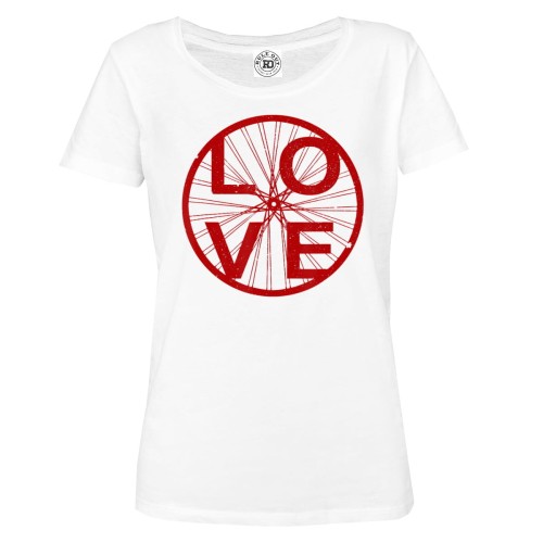DAMSKA KOSZULKA NA ROWER ROWEROWA LOVE BICYCLE 1