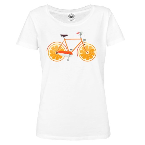 DAMSKA KOSZULKA NA ROWER ROWEROWA ORANGE BIKE 1
