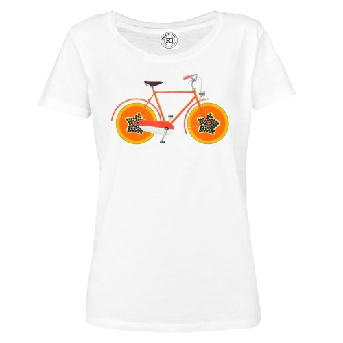DAMSKA KOSZULKA NA ROWER ROWEROWA PAPAYA BIKE 1