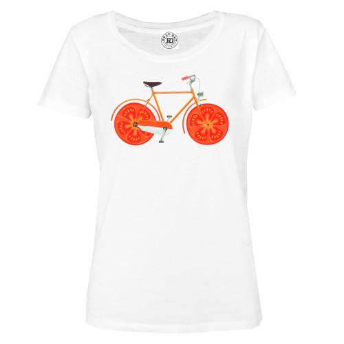 DAMSKA KOSZULKA NA ROWER ROWEROWA TOMATO BIKE 1