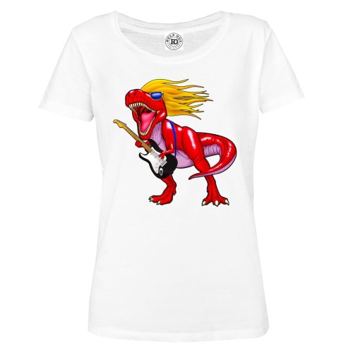 KOSZULKA DAMSKA MUZYCZNA ROCKOWA METAL PUNK DINOZAUR 1