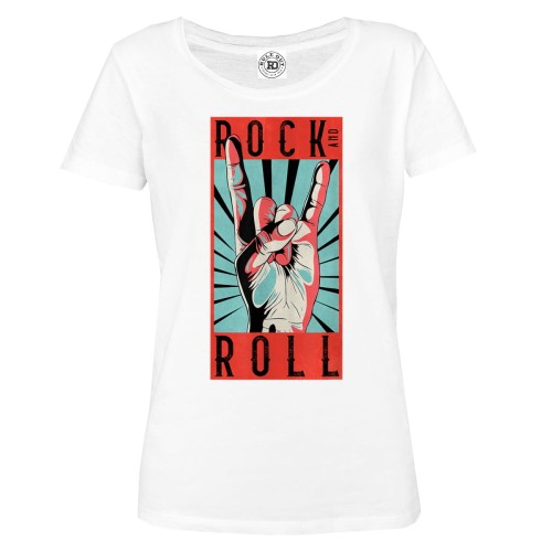 KOSZULKA DAMSKA MUZYCZNA ROCK AND ROLL 1