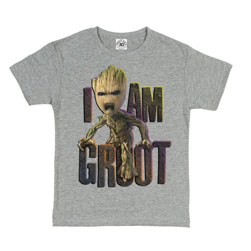DZIECIĘCA KOSZULKA Z NADRUKIEM MARVEL I AM GROOT STRAŻNICY GALAKTYKI 1