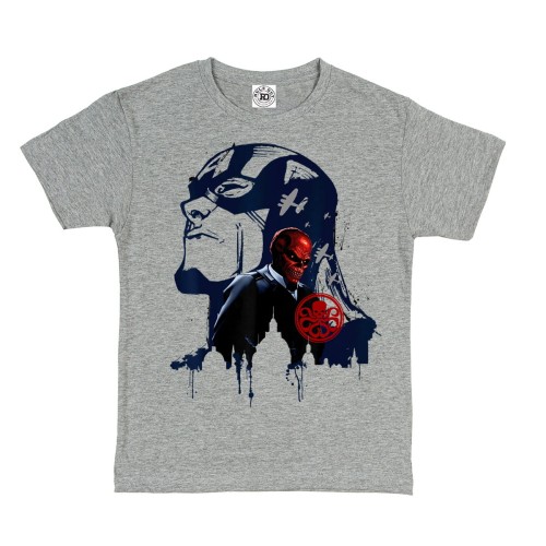 DZIECIĘCA KOSZULKA Z NADRUKIEM MARVEL COMICS CAPTAIN AMERICA RED SKULL 1