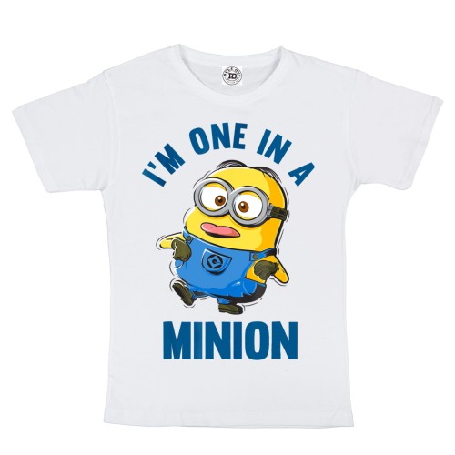 DZIECIĘCA KOSZULKA Z NADRUKIEM MINIONKI I'M ONE IN A MINION 1