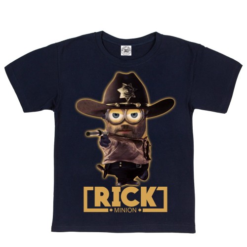 DZIECIĘCA KOSZULKA Z NADRUKIEM MINIONKI SZERYF RICK MINION 1