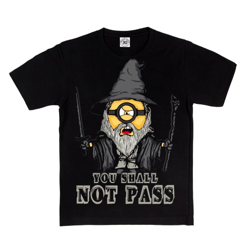 DZIECIĘCA KOSZULKA Z NADRUKIEM MINIONKI YOU SHALL NOT PASS 1