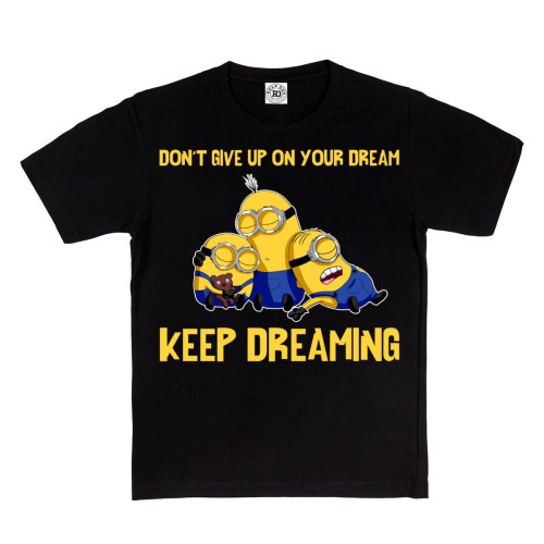 DZIECIĘCA KOSZULKA Z NADRUKIEM MINIONKI KEEP DREAMING 1