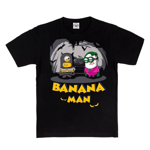 DZIECIĘCA KOSZULKA Z NADRUKIEM MINIONKI BANANA MAN 1