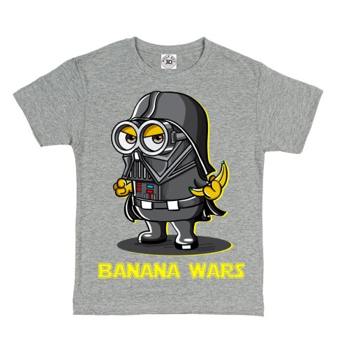 DZIECIĘCA KOSZULKA Z NADRUKIEM MINIONKI BANANA WARS 1