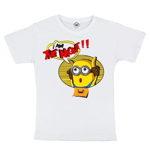 DZIECIĘCA KOSZULKA Z NADRUKIEM MINIONKI I AM THE NIGHT