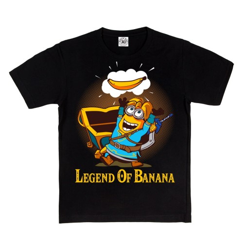 DZIECIĘCA KOSZULKA Z NADRUKIEM MINIONKI LEGEND OF BANANA