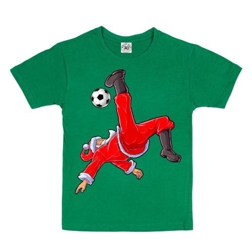 DZIECIĘCA KOSZULKA ŚWIĄTECZNA ŚWIĘTY MIKOŁAJ SANTA FOOTBALL 3