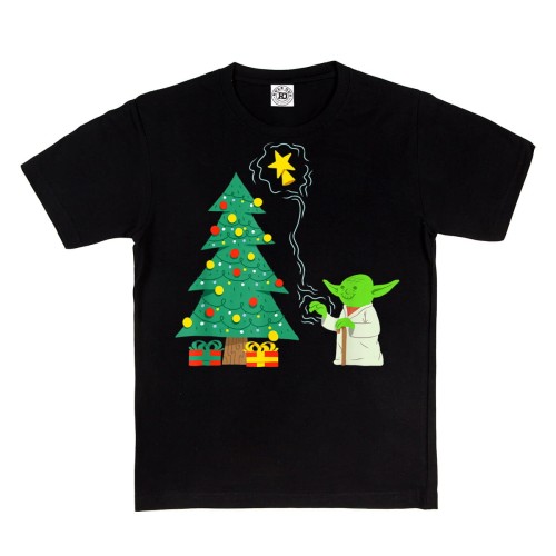 DZIECIĘCA KOSZULKA ŚWIĄTECZNA MISTRZ YODA GWIEZNE WOJNY 1