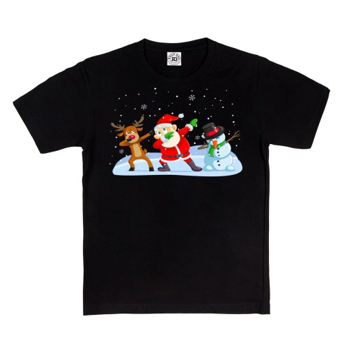 DZIECIĘCA KOSZULKA ŚWIĄTECZNA ŚWIĘTY MIKOŁAJ I EKIPA DABBING 1