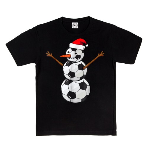 DZIECIĘCA KOSZULKA ŚWIĄTECZNA BAŁWANEK PIŁKARZ