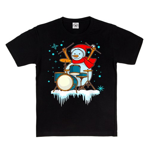 DZIECIĘCA KOSZULKA ŚWIĄTECZNA BAŁWANEK PERKUSISTA PERKUSJA DRUMS
