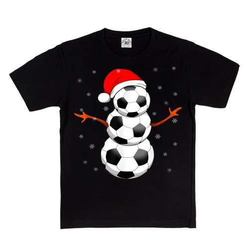 DZIECIĘCA KOSZULKA ŚWIĄTECZNA BAŁWANEK PIŁKARZ 1