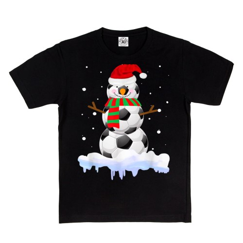 DZIECIĘCA KOSZULKA ŚWIĄTECZNA BAŁWANEK PIŁKARZ