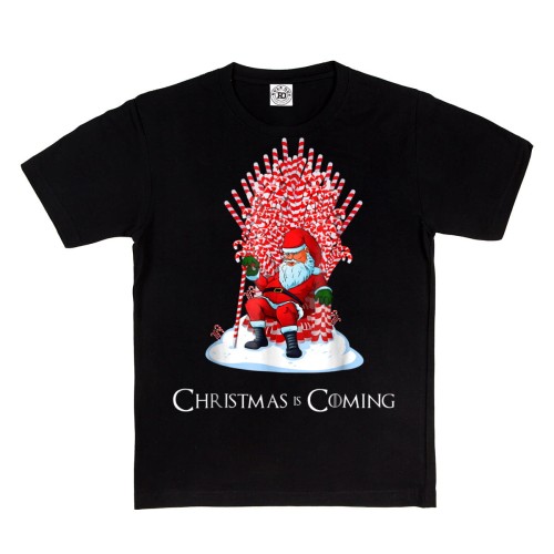 DZIECIĘCA KOSZULKA ŚWIĄTECZNA ŚWIĘTY MIKOŁAJ CHRISTMAS IS COMING 1