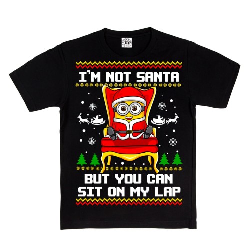 DZIECIĘCA KOSZULKA ŚWIĄTECZNA BAJKA MINIONKI I'M NOT SANTA