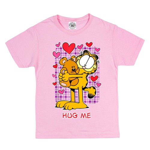 DZIECIĘCA KOSZULKA Z NADRUKIEM KOT GARFIELD HUG ME 1
