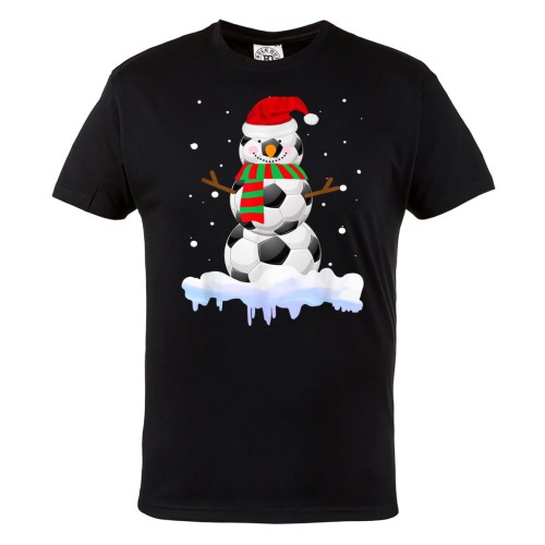 MĘSKA KOSZULKA ŚWIĄTECZNA Z NADRUKIEM BAŁAWANEK PIŁKA NOŻNA