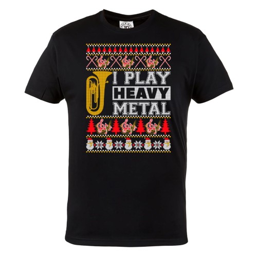 KOSZULKA ŚWIĄTECZNA BOŻE NARODZENIE MUZYKA METAL