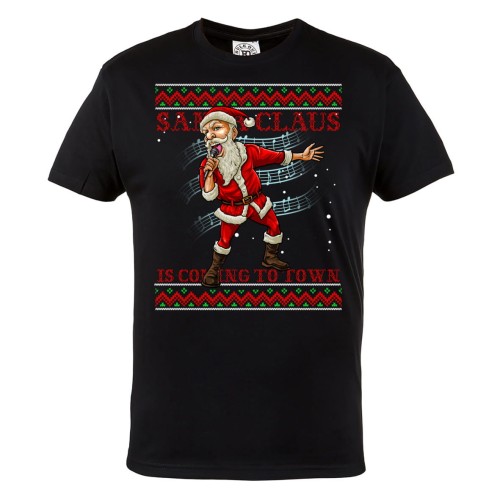 KOSZULKA ŚWIĄTECZNA BOŻE NARODZENIE MUZYKA MIKOŁAJ