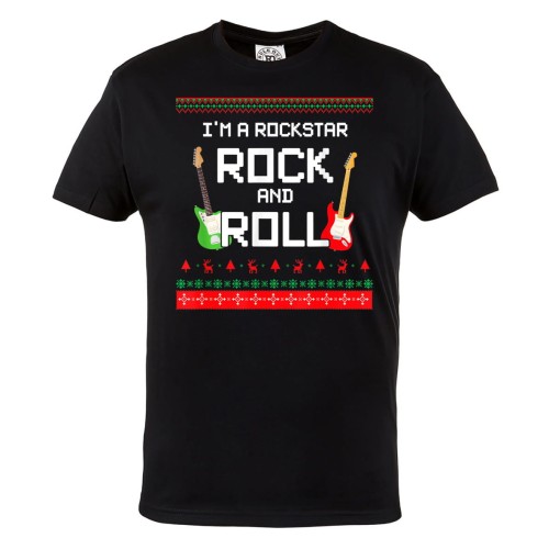 KOSZULKA ŚWIĄTECZNA BOŻE NARODZENIE MUZYKA ROCK