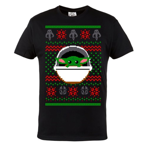 KOSZULKA ŚWIĄTECZNA FILMOWA MANDALORIAN BABY YODA