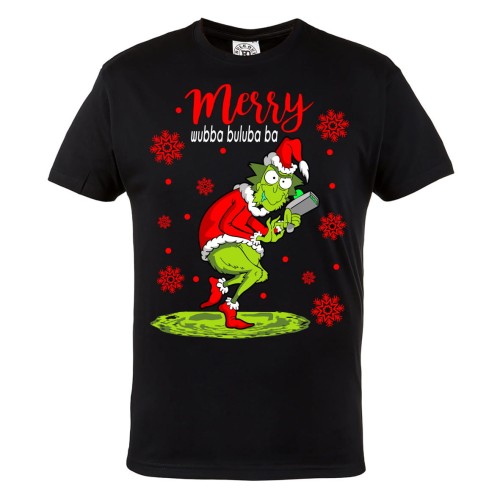 KOSZULKA ŚWIĄTECZNA RICK AND MORTY BOŻE NARODZENIE