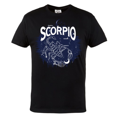 MĘSKA KOSZULKA HOROSKOP ZNAK ZODIAKU SKORPION GWIAZDY CECHY CHARAKTERU 1