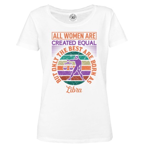 DAMSKA KOSZULKA HOROSKOP ZNAK ZODIAKU WAGA THE BEST WOMEN 1