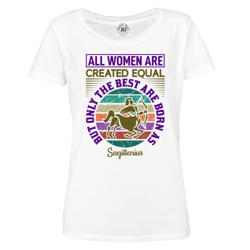 DAMSKA KOSZULKA HOROSKOP ZNAK ZODIAKU STRZELEC THE BEST WOMEN 1